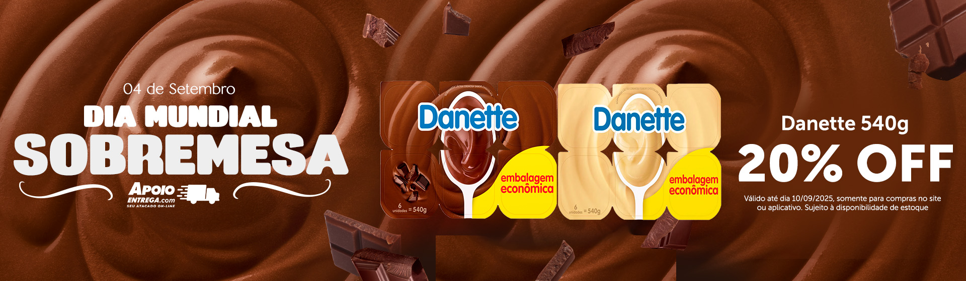 Danone - Dia 04 de Setembro Dia Mundial da Sobremesa 10/09